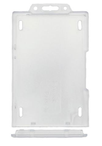 kortholder 1 2 kort/ permanent lasning/ transp   vertikal