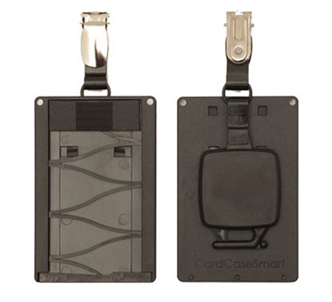 cardcase staende/ m/jojo og bukseseleklips for kontaktchip